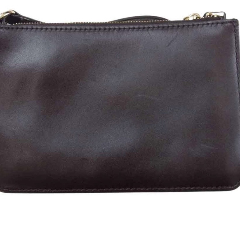 kate spade Dark Brown Leather Whipstitch Crossbody Bag - Picture 2 of 6